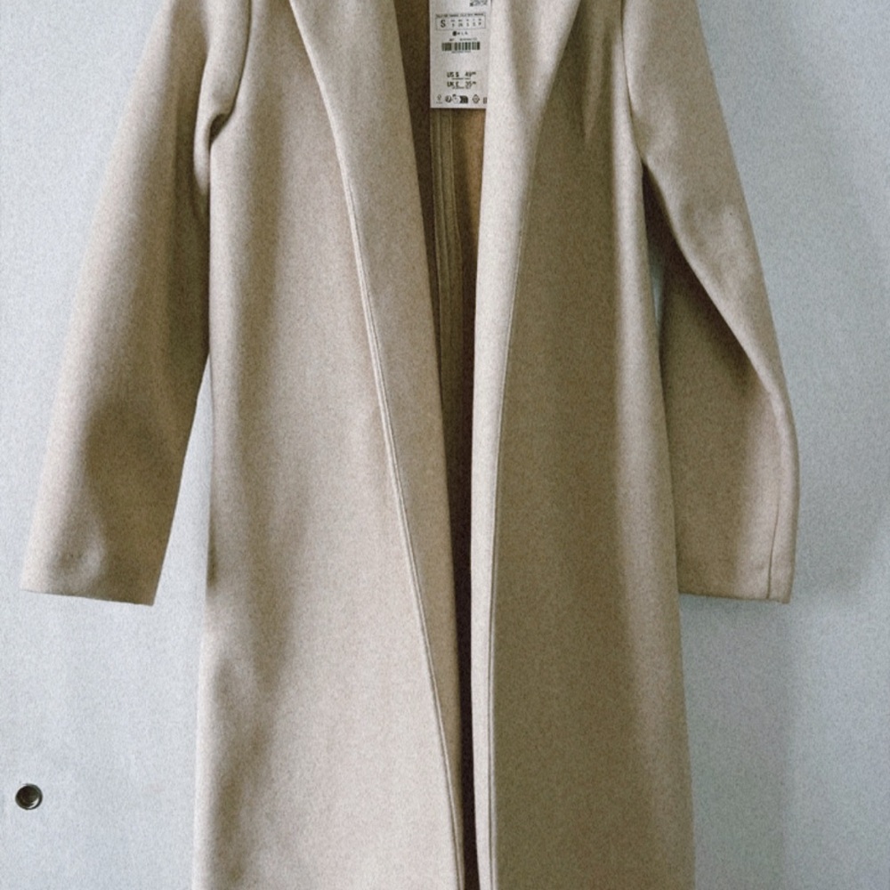 Zara Cream Beige Coat